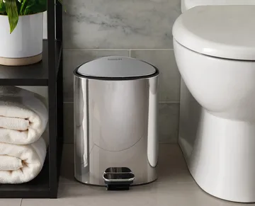 Easystore luxe κάδος με πεντάλ 5 L - Ανοξείδωτο ατσάλι - Joseph Joseph