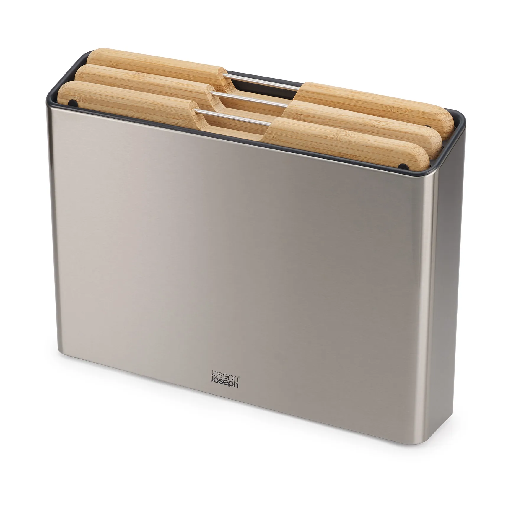 Folio steel ξύλο κοπής 3 τεμαχίων, Μπαμπού-χάλυβας Joseph Joseph