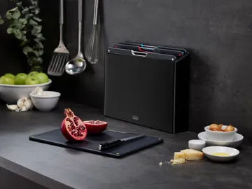 Folio steel ξύλο κοπής 4 τεμαχίων - Μάυρο - Joseph Joseph