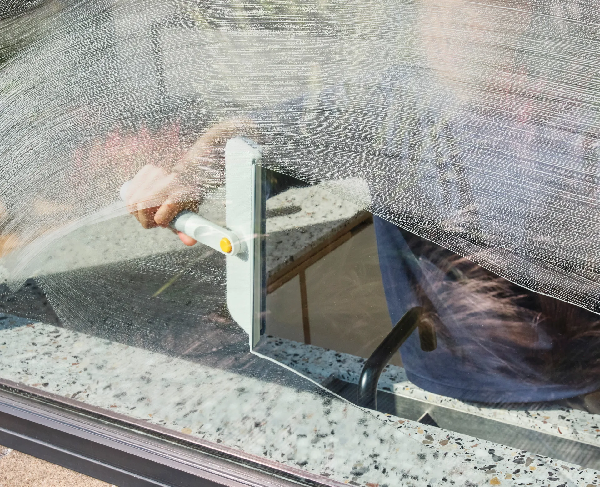 Joseph Joseph Cleantech 2-σε-1 εργαλείο καθαρισμού παραθύρων, Stone Joseph Joseph