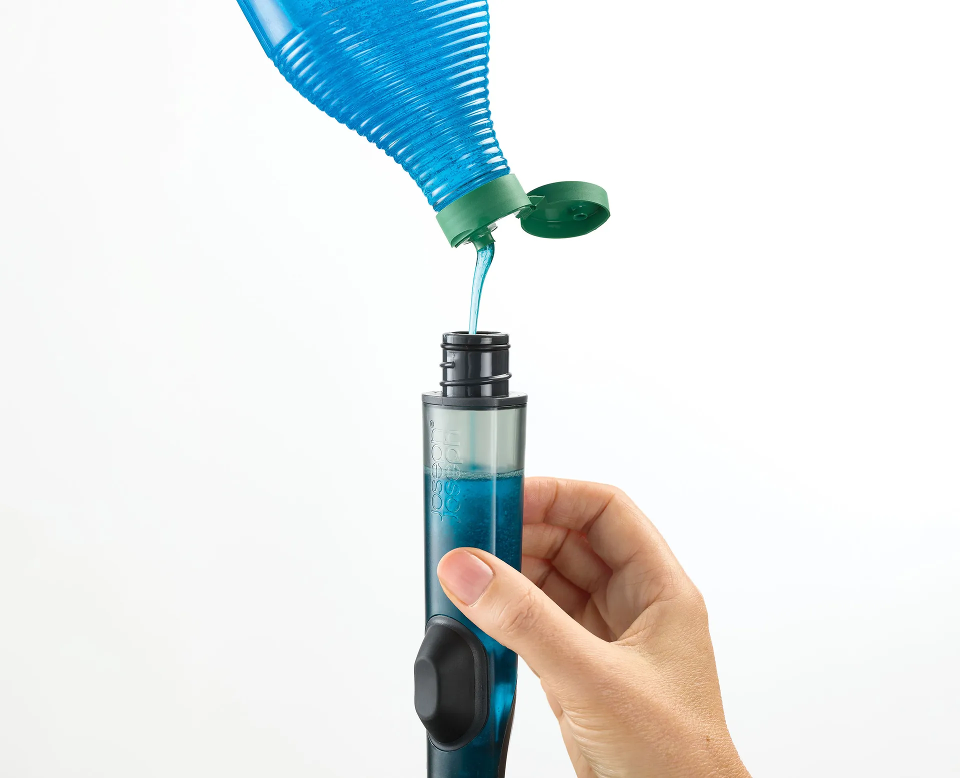 Joseph Joseph Sinktech βουρτσάκι νεροχύτη με βάση από ατσάλι, Clear Joseph Joseph