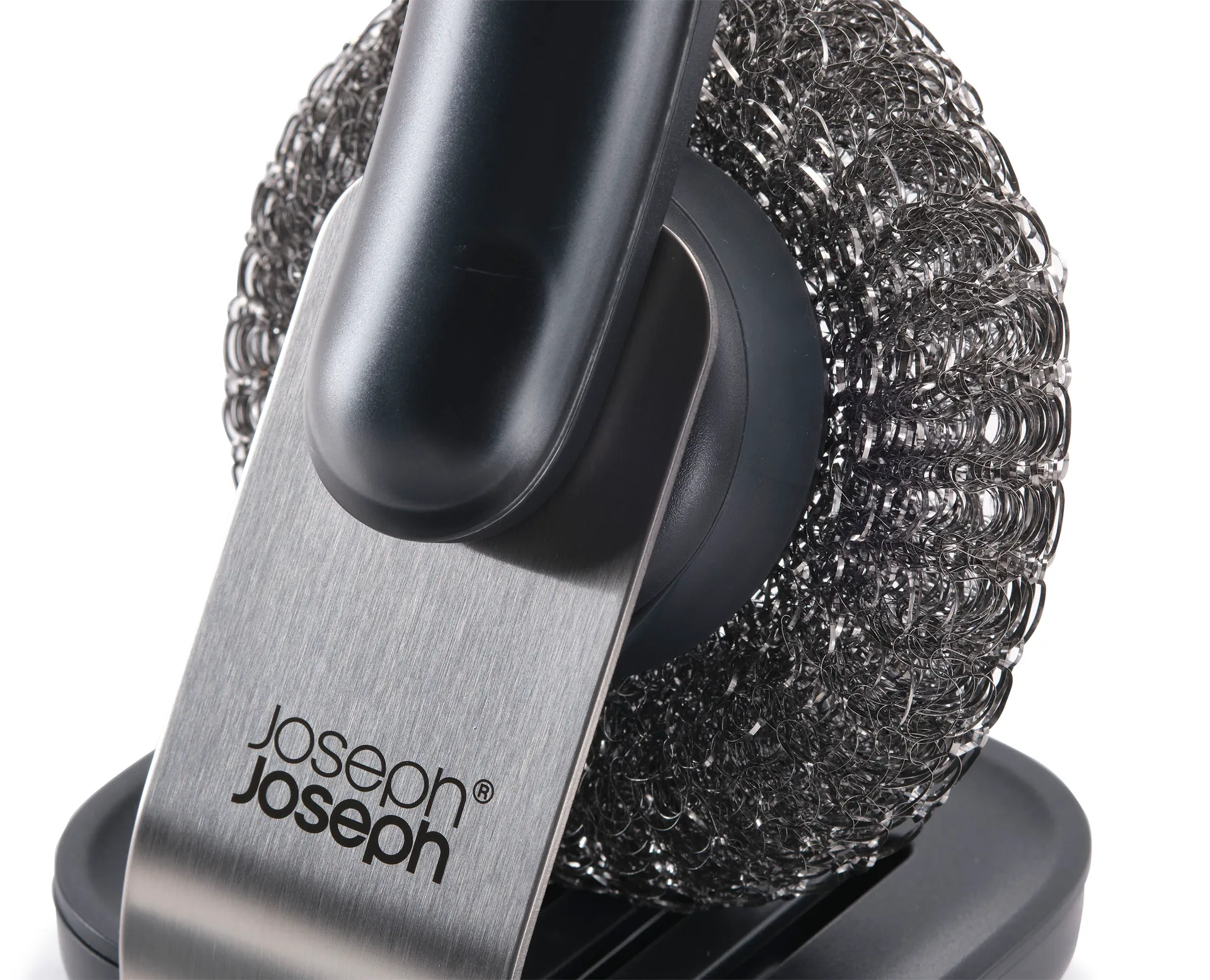 Joseph Joseph Sinktech βουρτσάκι νεροχύτη με βάση από ατσάλι, Clear Joseph Joseph