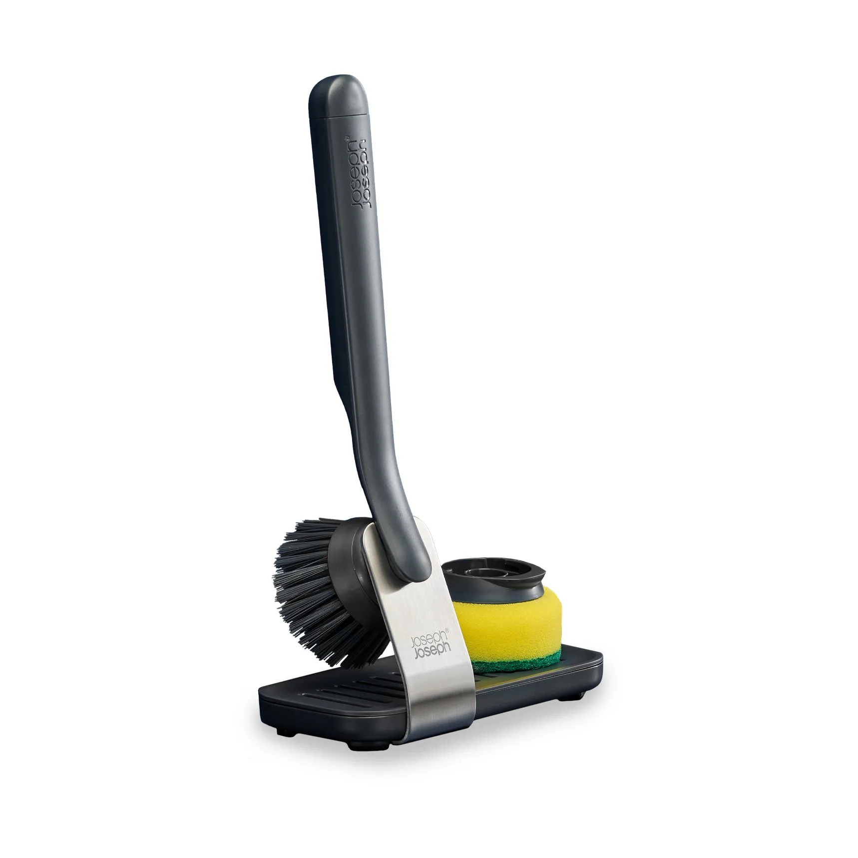 Joseph Joseph Sinktech βούρτσα πιάτων μεγάλο ατσάλινο στήριγμα, Grey Joseph Joseph