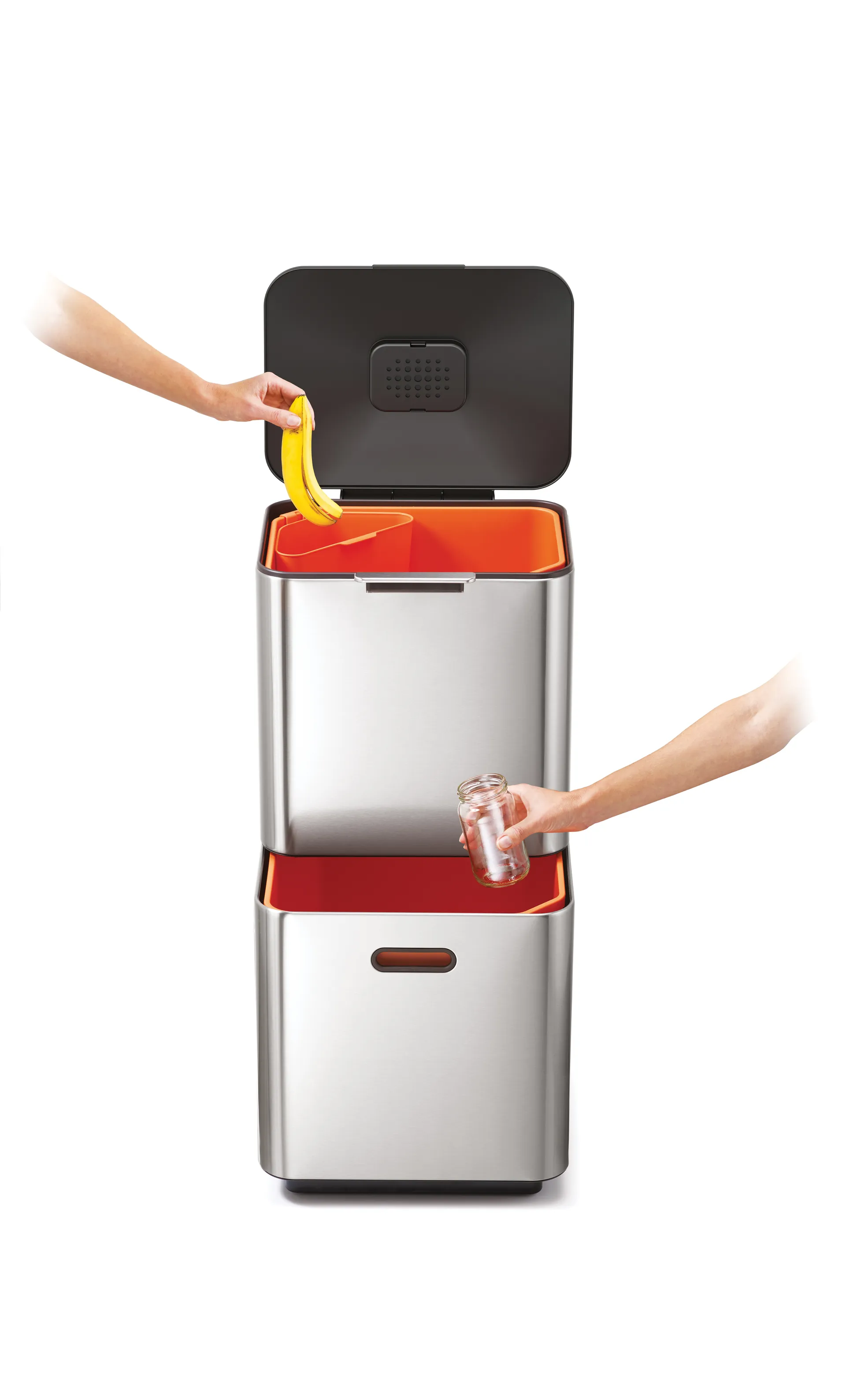 Joseph Joseph Totem Max κάδος απορριμμάτων 60 L, Stainless steel Joseph Joseph