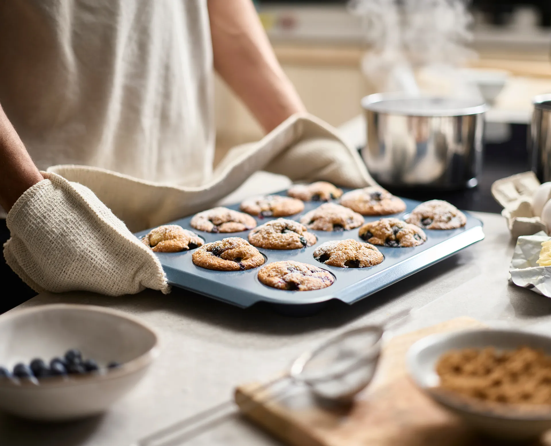 Φόρμα ψησίματος muffin Nest bake 41 εκ., Μπλε Joseph Joseph