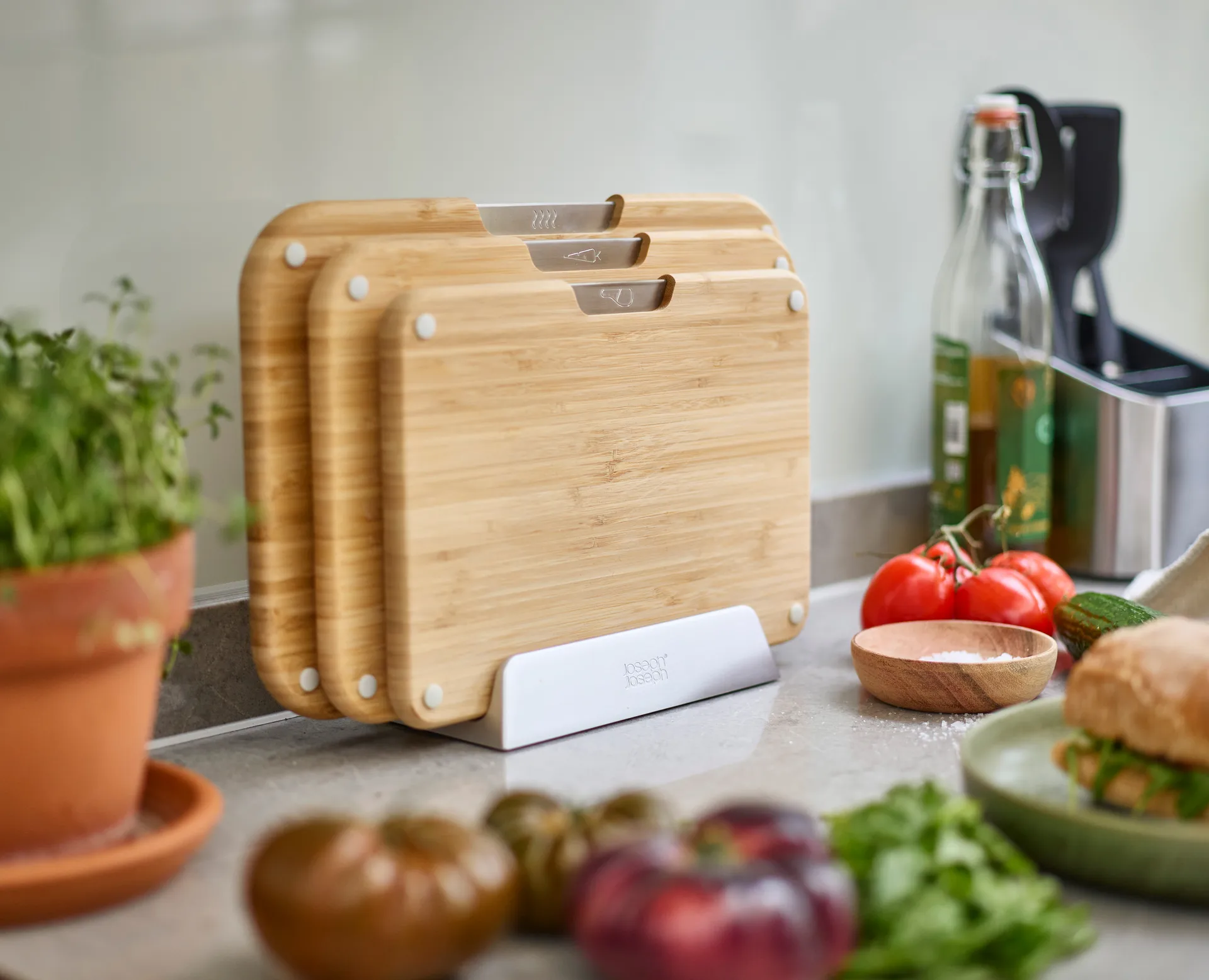 Σετ κοπής Nest 3 τεμαχίων, Μπαμπού Joseph Joseph