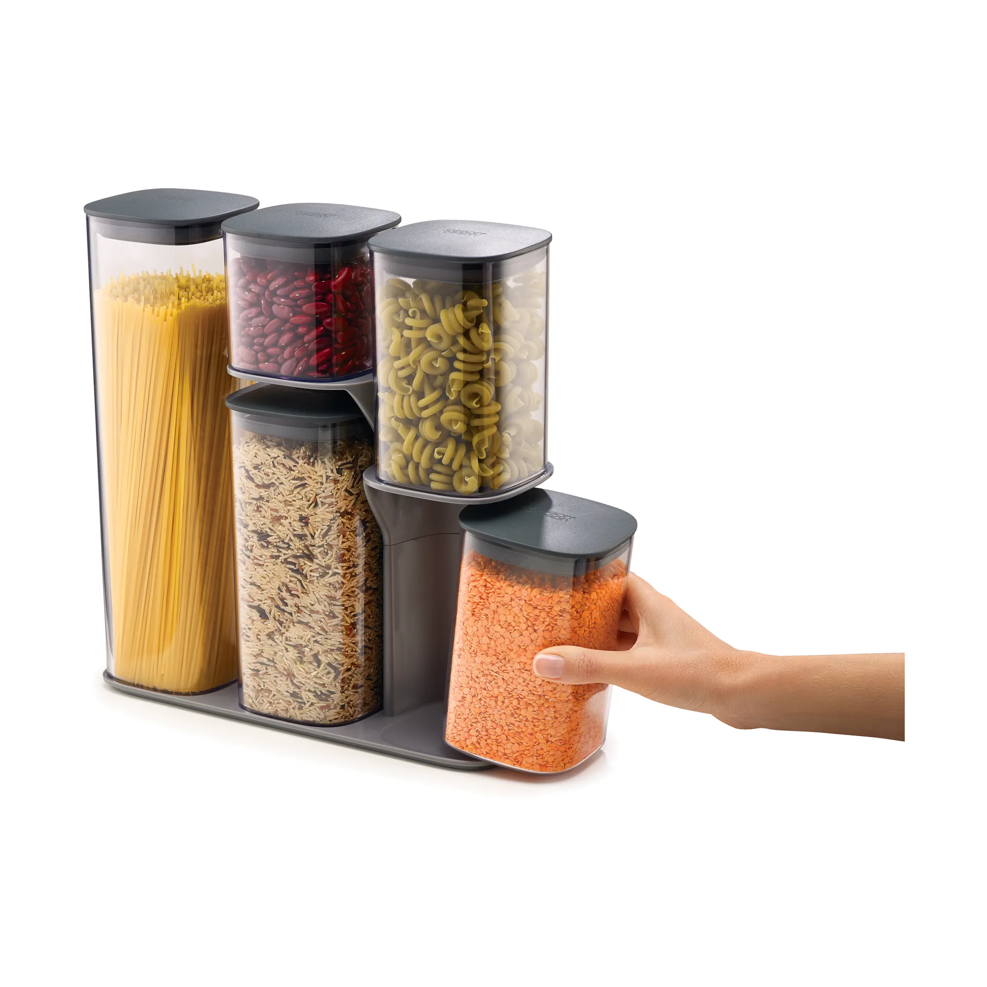 Βάση αποθήκευσης Podium 5 τεμαχίων, Γκρι Joseph Joseph