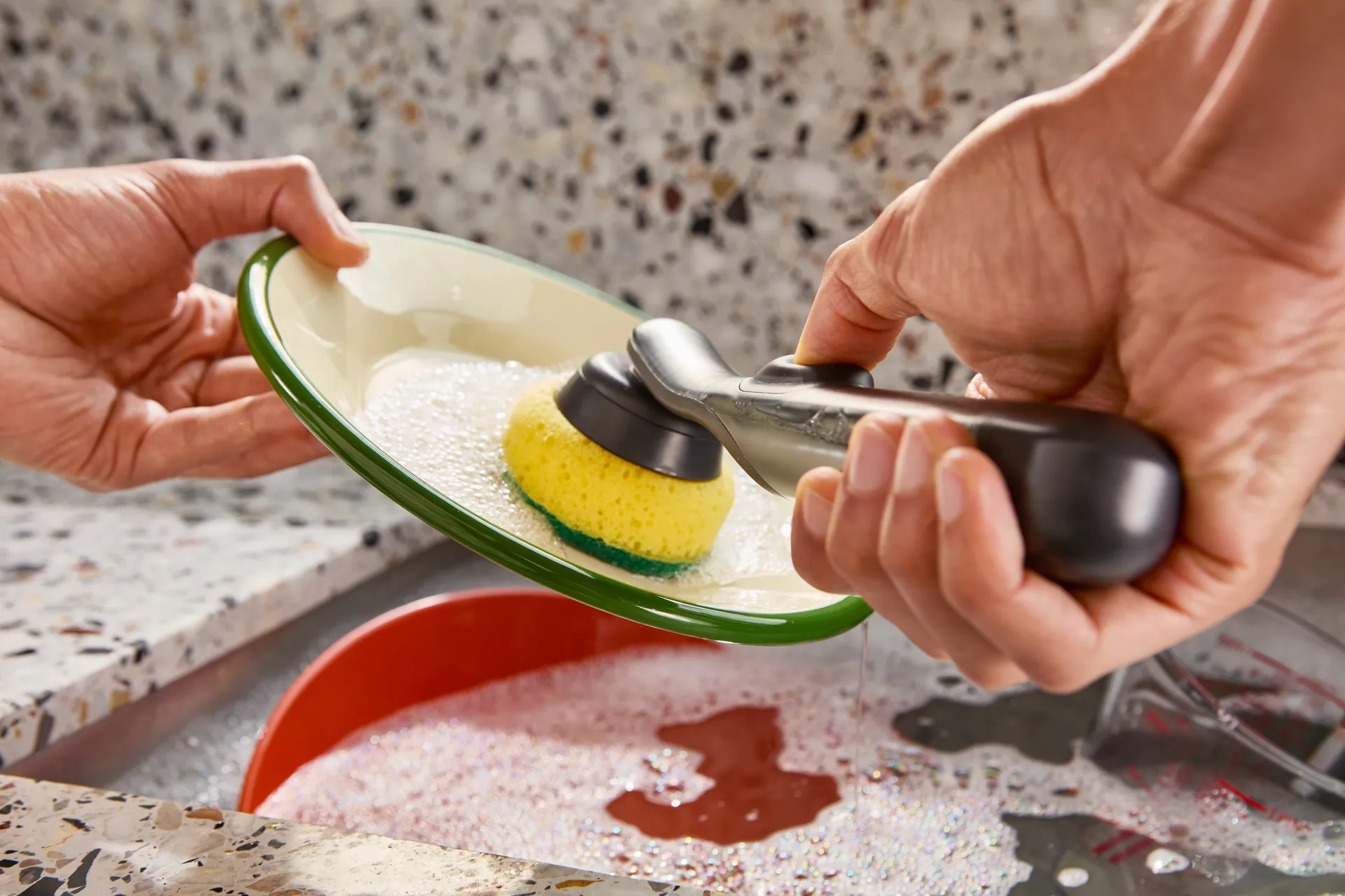 Sinktech ανταλλακτικό κεφάλι σφουγγάρι 2τεμ, Yellow Joseph Joseph