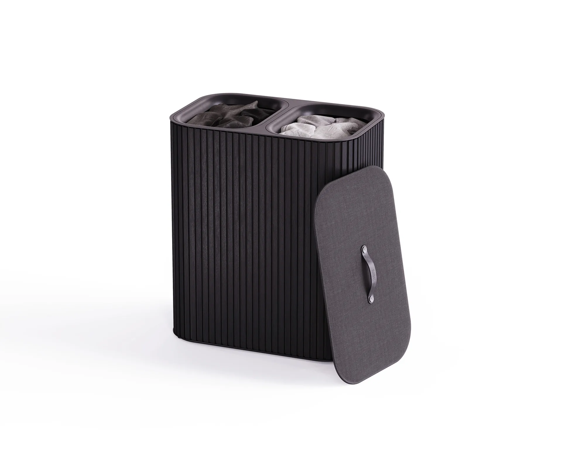 Tota Luxe καλάθι απλύτων 90 L, Black Joseph Joseph