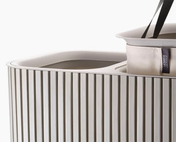 Tota Luxe καλάθι απλύτων 90 L - Ecru - Joseph Joseph