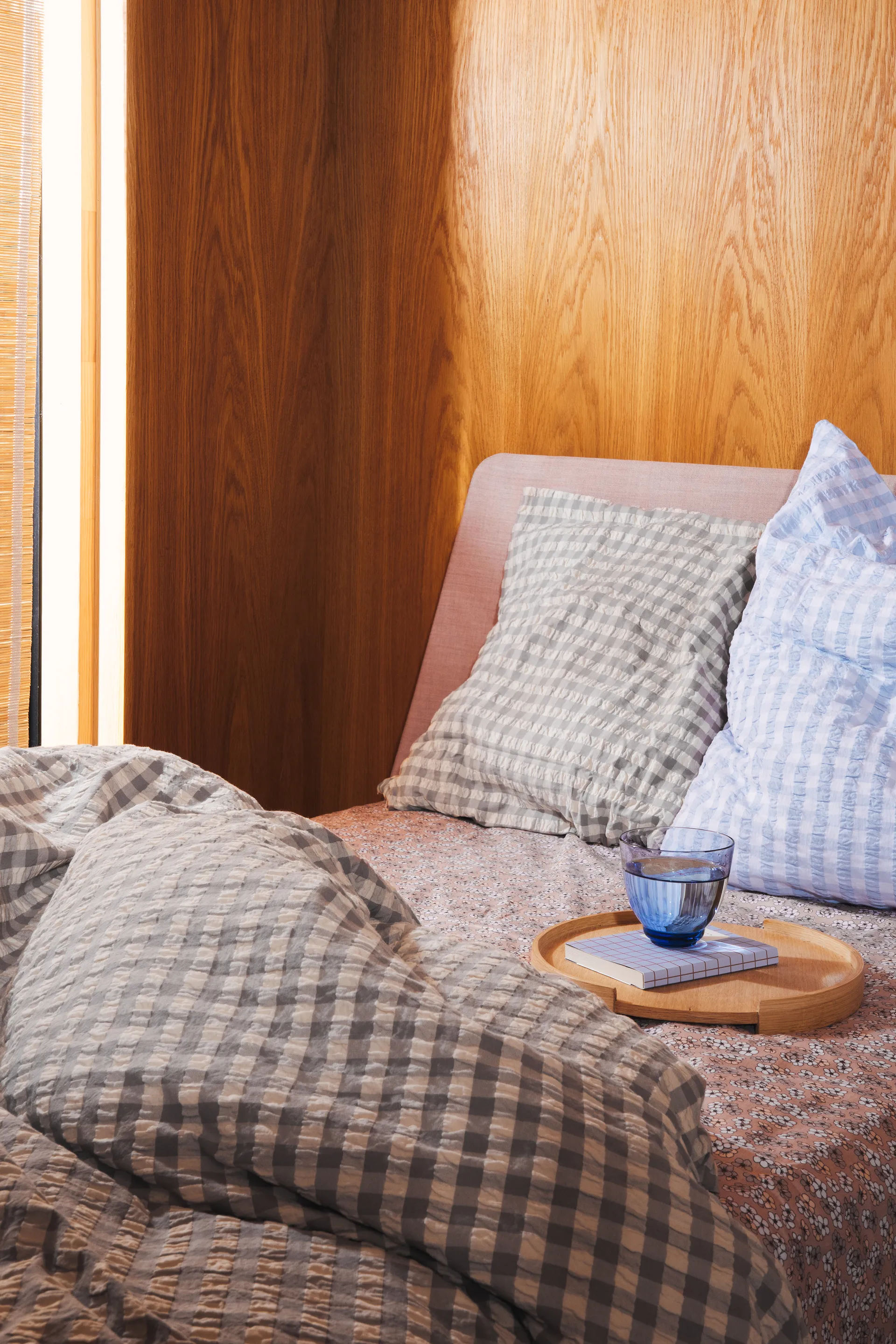 Σετ κλινοσκεπασμάτων Bæk&Bølge 140x220 cm, γκρι-σημύδα Juna