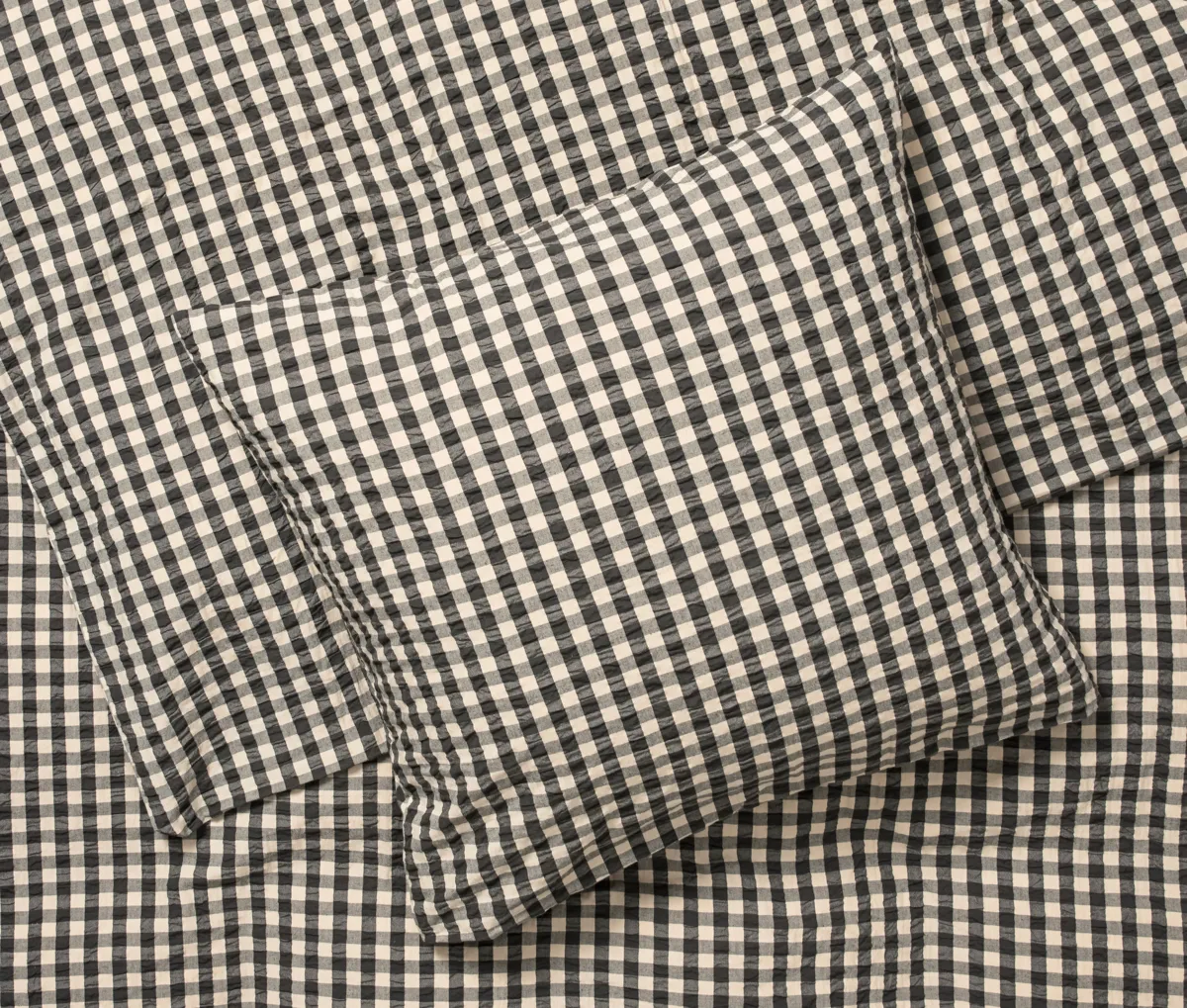 Σετ κλινοσκεπασμάτων Bæk&Bølge 140x220 cm, Μαύρο-άμμος Juna