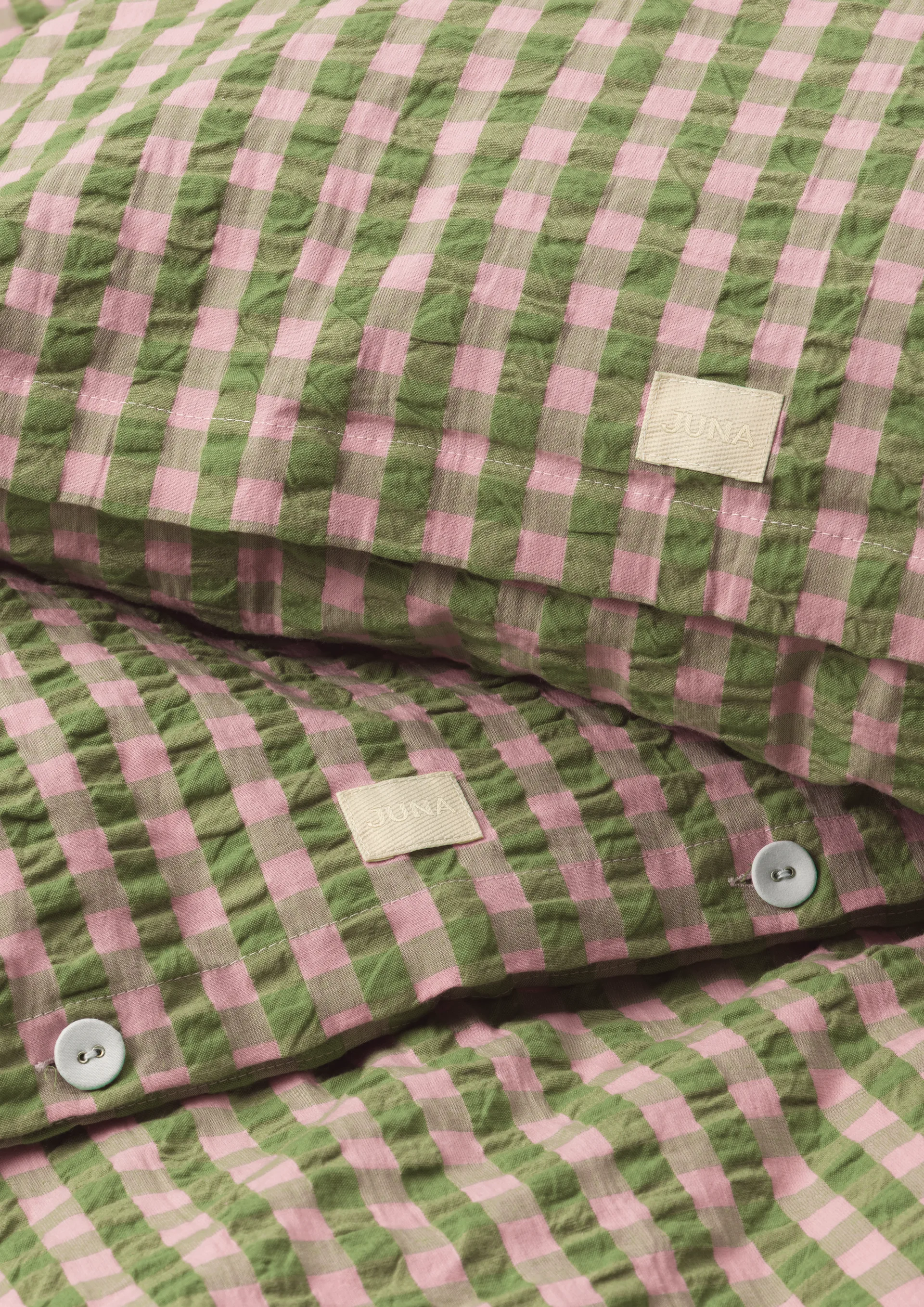 Σετ κλινοσκεπασμάτων Bæk&Bølge 140x220 cm, Πράσινο-Φωτεινό ροζ Juna