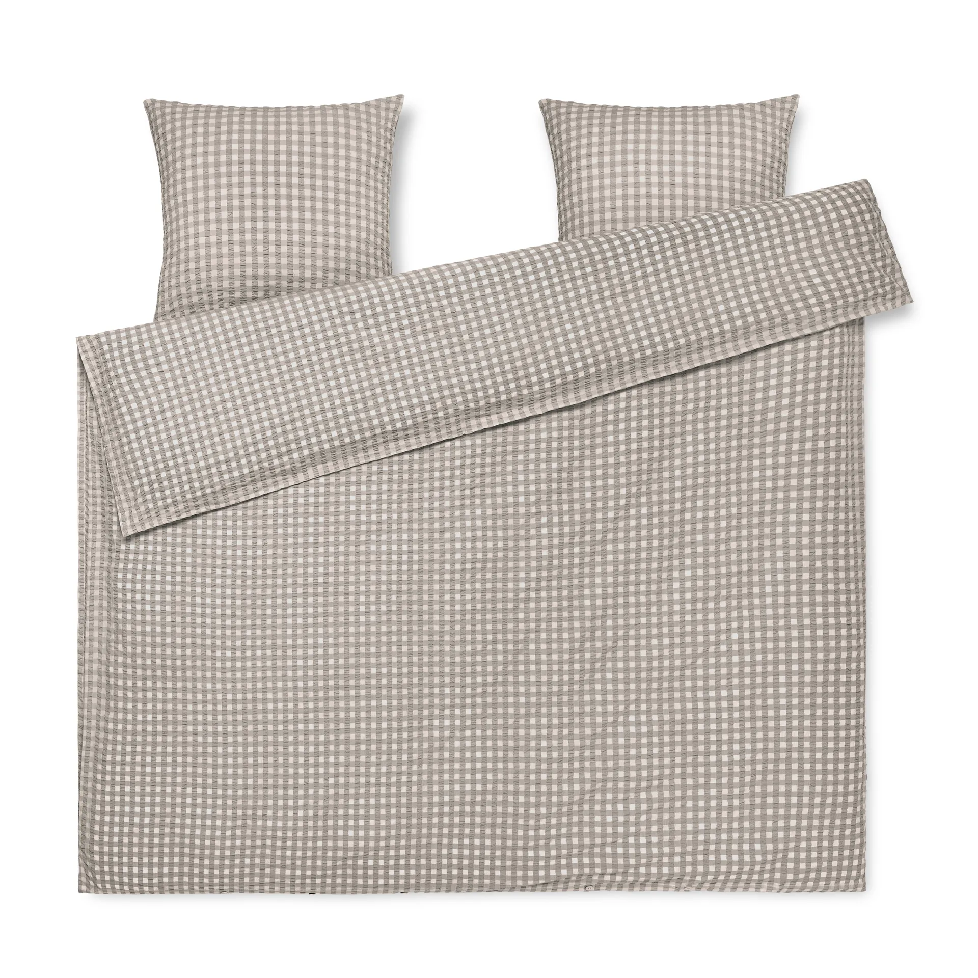 Bæk&Bølge σετ κρεβατιού 220x220 cm, γκρι-σημύδα Juna