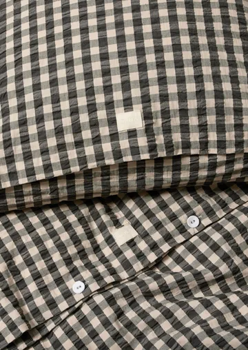 Bæk&Bølge σετ κρεβατιού 220x220 cm - Μαύρο-άμμος - Juna