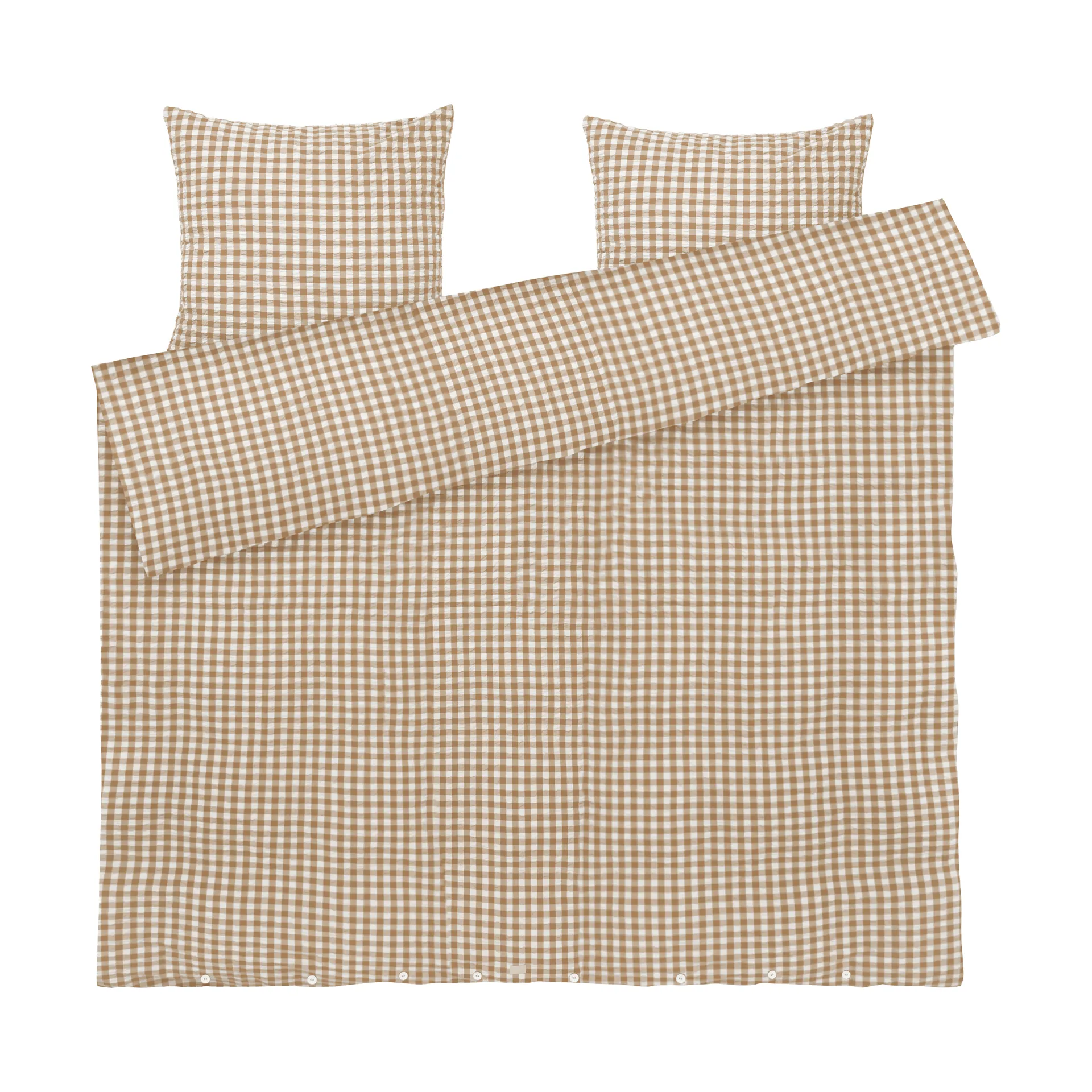 Bæk&Bølge σετ κρεβατιού 220x220 cm, Καραμέλα-offwhite Juna