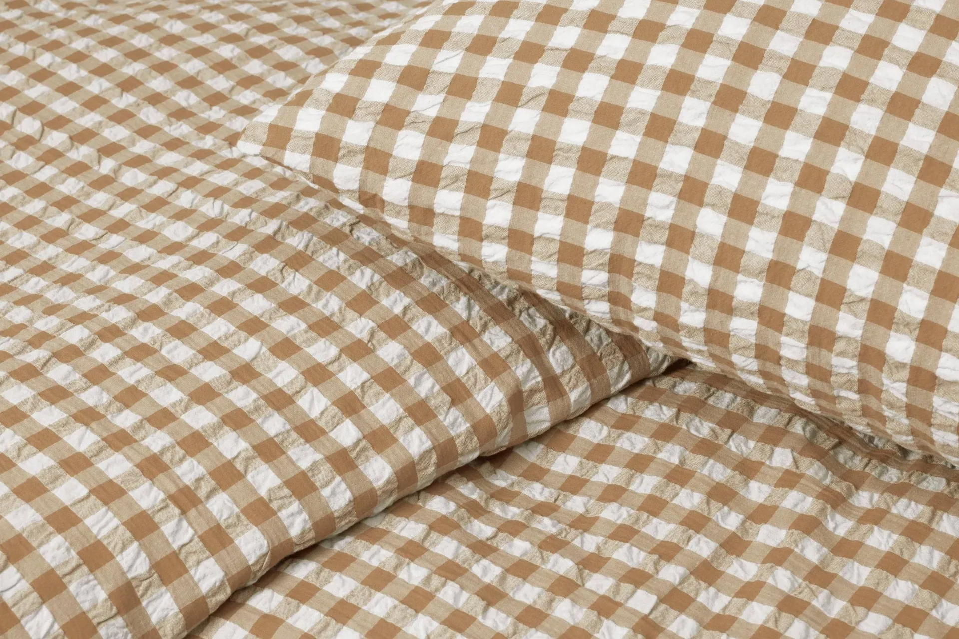 Bæk&Bølge σετ κρεβατιού 220x220 cm, Καραμέλα-offwhite Juna
