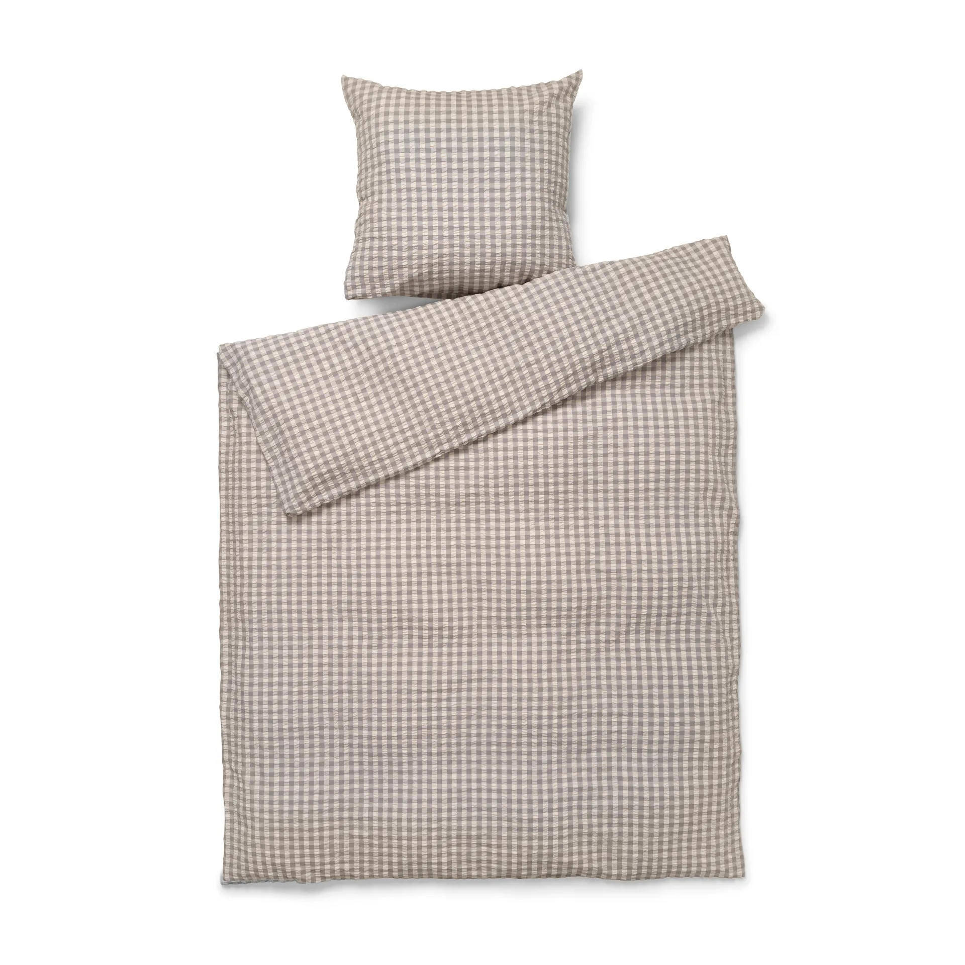 Bæk&Bølge σετ κρεβατιού Bæk&Bølge 140x220 cm, γκρι-σημύδα Juna