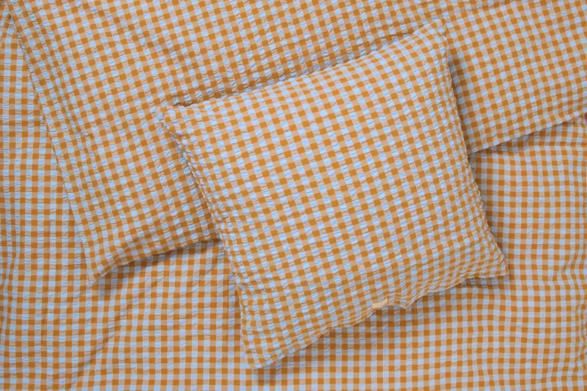 Bæk&Bølge σετ κρεβατιού Bæk&Bølge 140x220 cm, Γαλάζιο-άμμος Juna