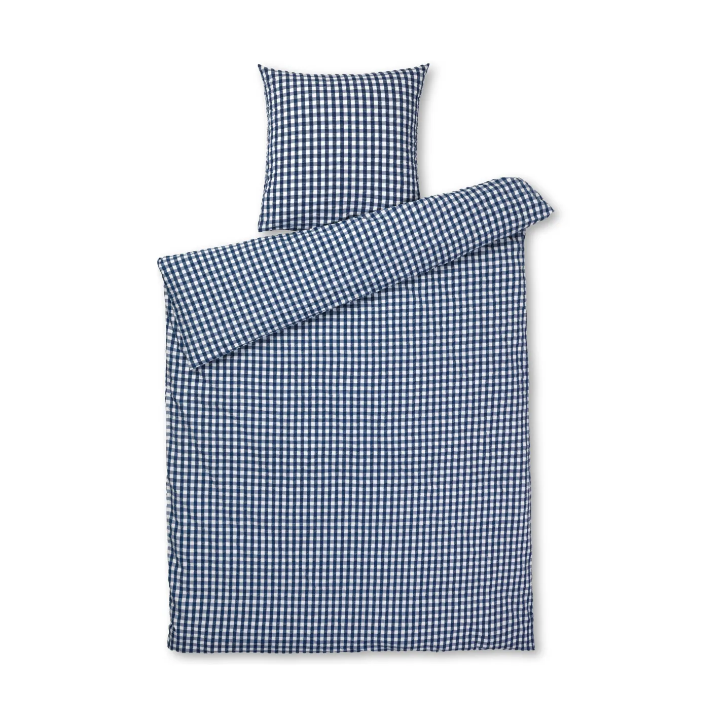 Bæk&Bølge σετ κρεβατιού Bæk&Bølge 140x220 cm, Μπλε σκούρο-λευκό Juna