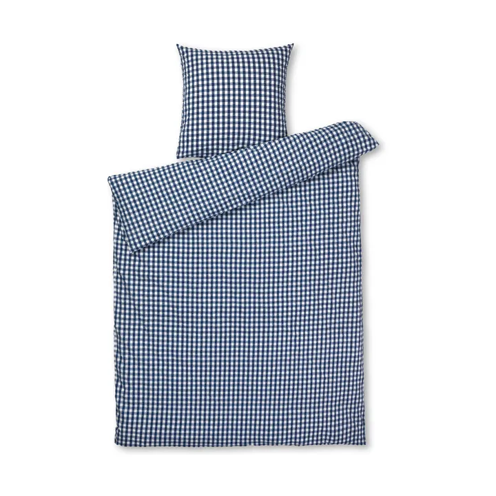 Bæk&Bølge σετ κρεβατιού Bæk&Bølge 140x220 cm - Μπλε σκούρο-λευκό - Juna