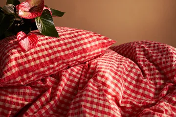 Bæk&Bølge σετ κρεβατιού Bæk&Bølge 140x220 cm - Κόκκινο-κίτρινο - Juna