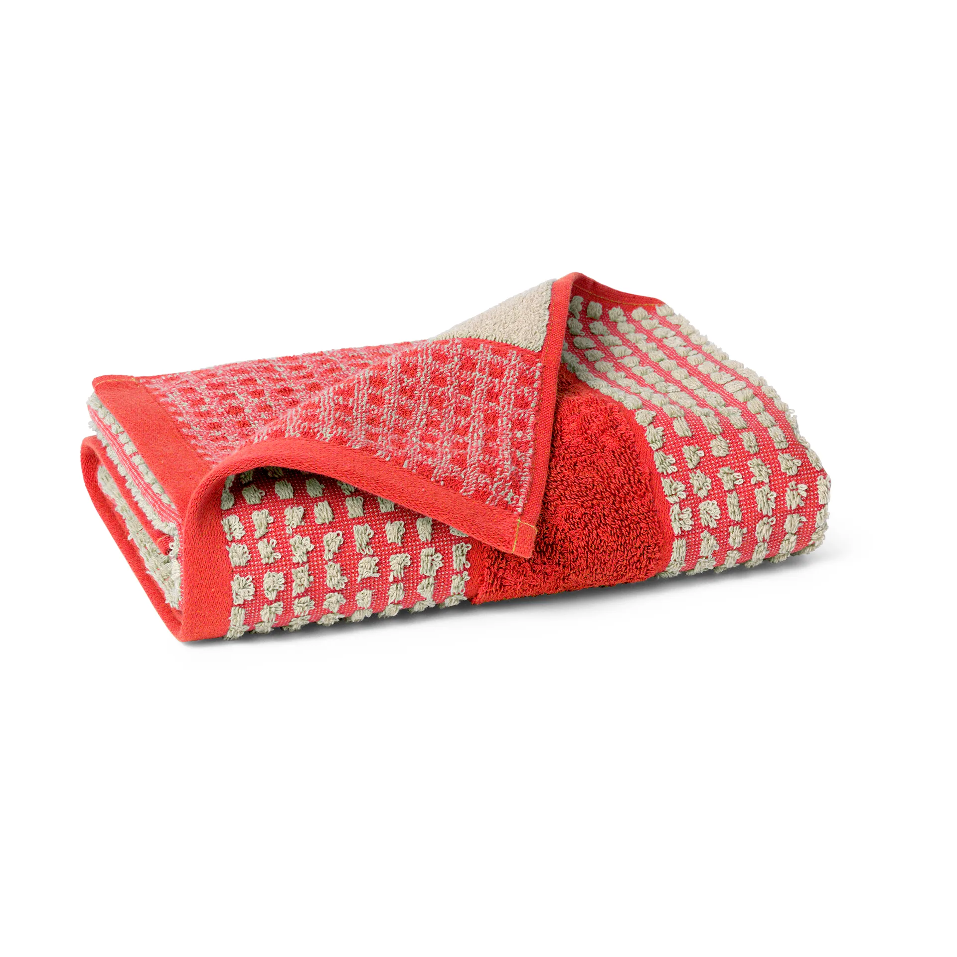 Check πετσέτα 50x100 cm, Κόκκινη-άμμος Juna