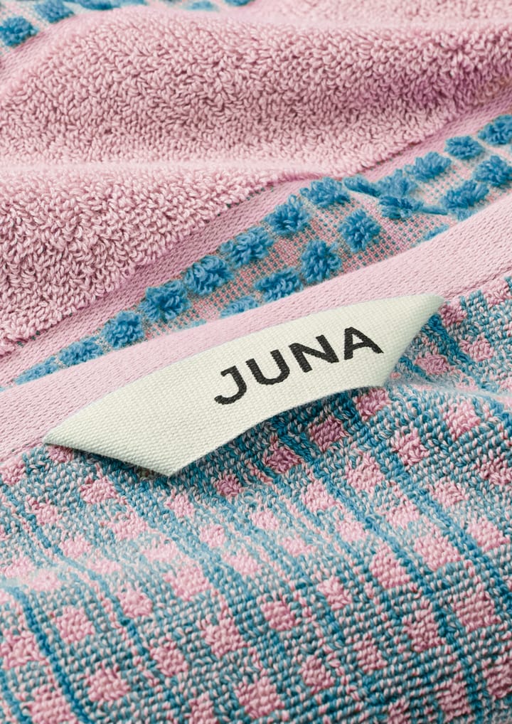 Check πετσέτα 70x140 cm - Απαλό ροζ-μπλε - Juna