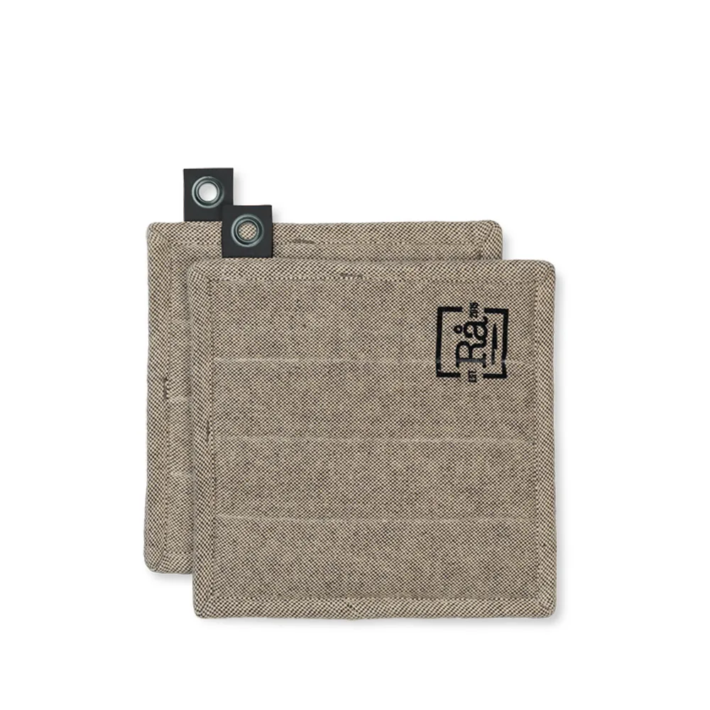 Γάντι φούρνου Rå , σκούρο γκρι, 2 τεμάχια, one size Juna