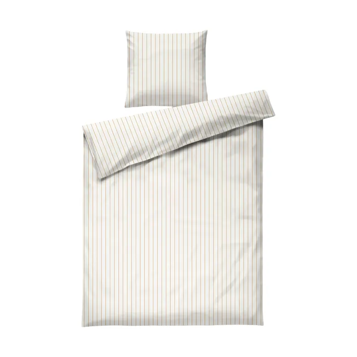 Soft σετ παπλωματοθήκης, 150x210/50x60 cm - Offwhite-καραμέλα - Juna