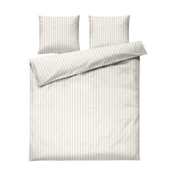Soft σετ παπλωματοθήκης, 220x220/2x50x60 cm - Offwhite-καραμέλα - Juna
