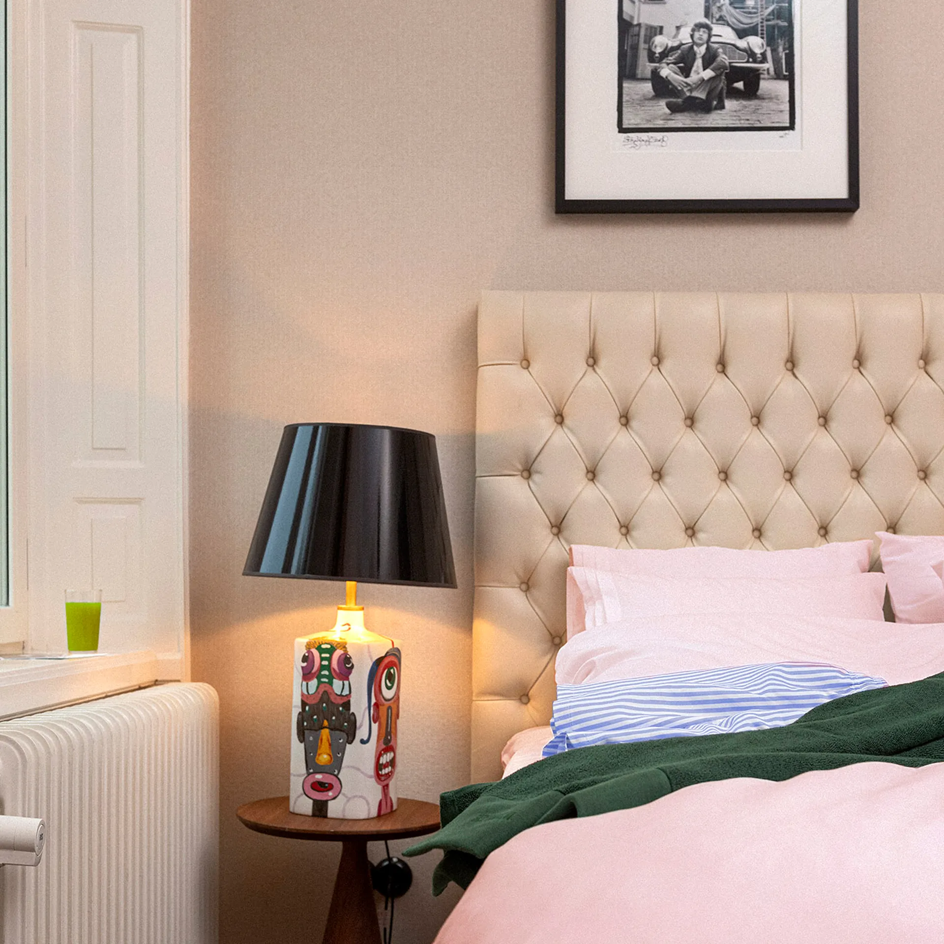 Σεντόνι με λάστιχο, Juniper, 160x200 εκ, Ροζ πολύτιμου λίθου Juniper