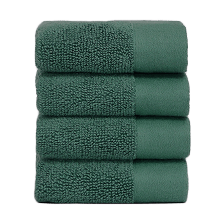 Πετσέτα προσώπου Juniper 30x30 εκ, συσκευασία 4 τεμαχίων - Π�ράσινο του γιουνίπερου - Juniper