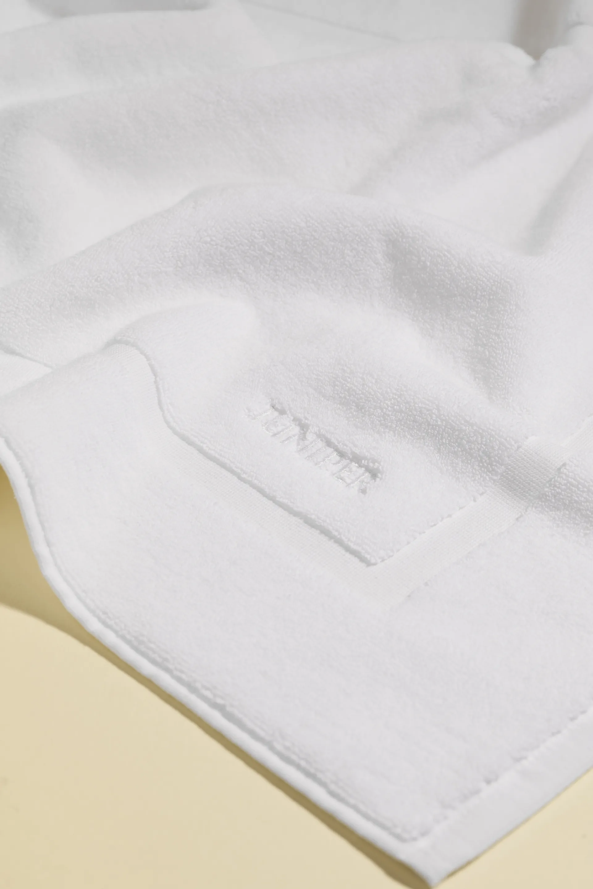 Χαλί μπάνιου, Juniper, 50x80 εκ, Λευκό του χιονιού Juniper