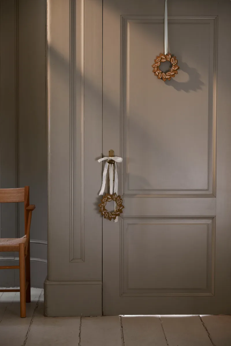 Χριστουγεννιάτικο στεφάνι Gingerbread Ø18,5 cm, Καφέ Kähler