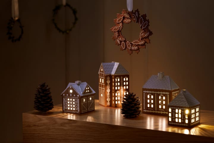 Χριστουγεννιάτικο στεφάνι Gingerbread Ø18,5 cm, Καφέ Kähler