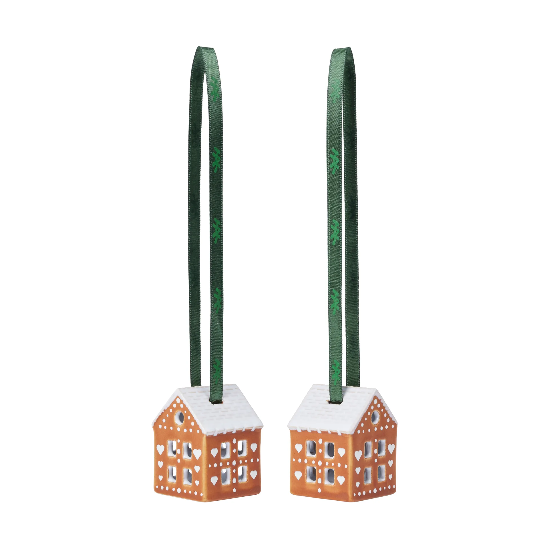 Gingerbread χριστουγεννιάτικο στολίδι 5 εκ. 2-pack, Καφέ Kähler