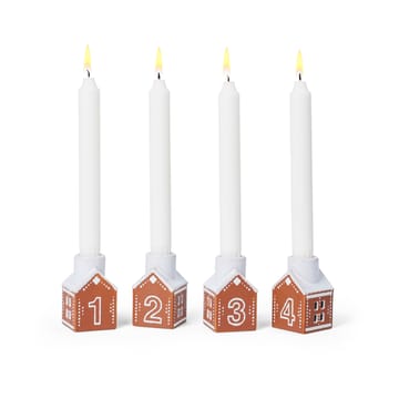 Gingerbread κηροπήγιο advent 4 μερών - Καφέ - Kähler