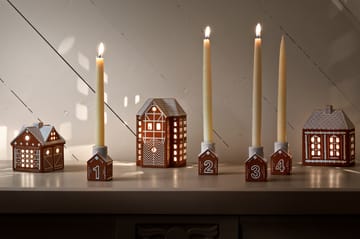 Gingerbread κηροπήγιο advent 4 μερών - Καφέ - Kähler