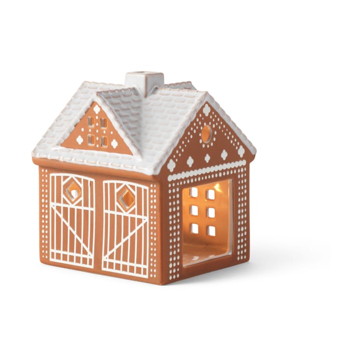 Σπιτάκι-βασή κεριών Gingerbread, Christmas barn 11,5 cm Kähler