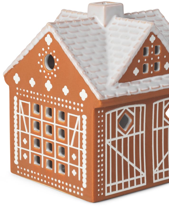 Σπιτάκι-βασή κεριών Gingerbread, Christmas barn 11,5 cm Kähler