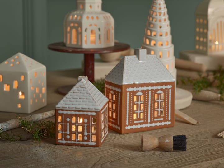 Κηροπήγιο Gingerbread small 11 εκατοστά, Καφέ Kähler