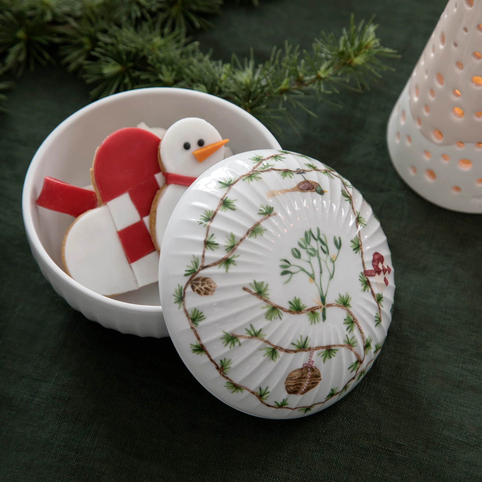 Hammershøi Χριστουγεννιάτικο μπολ γλυκισμάτων Ø11.5 εκ., άσπρο Kähler