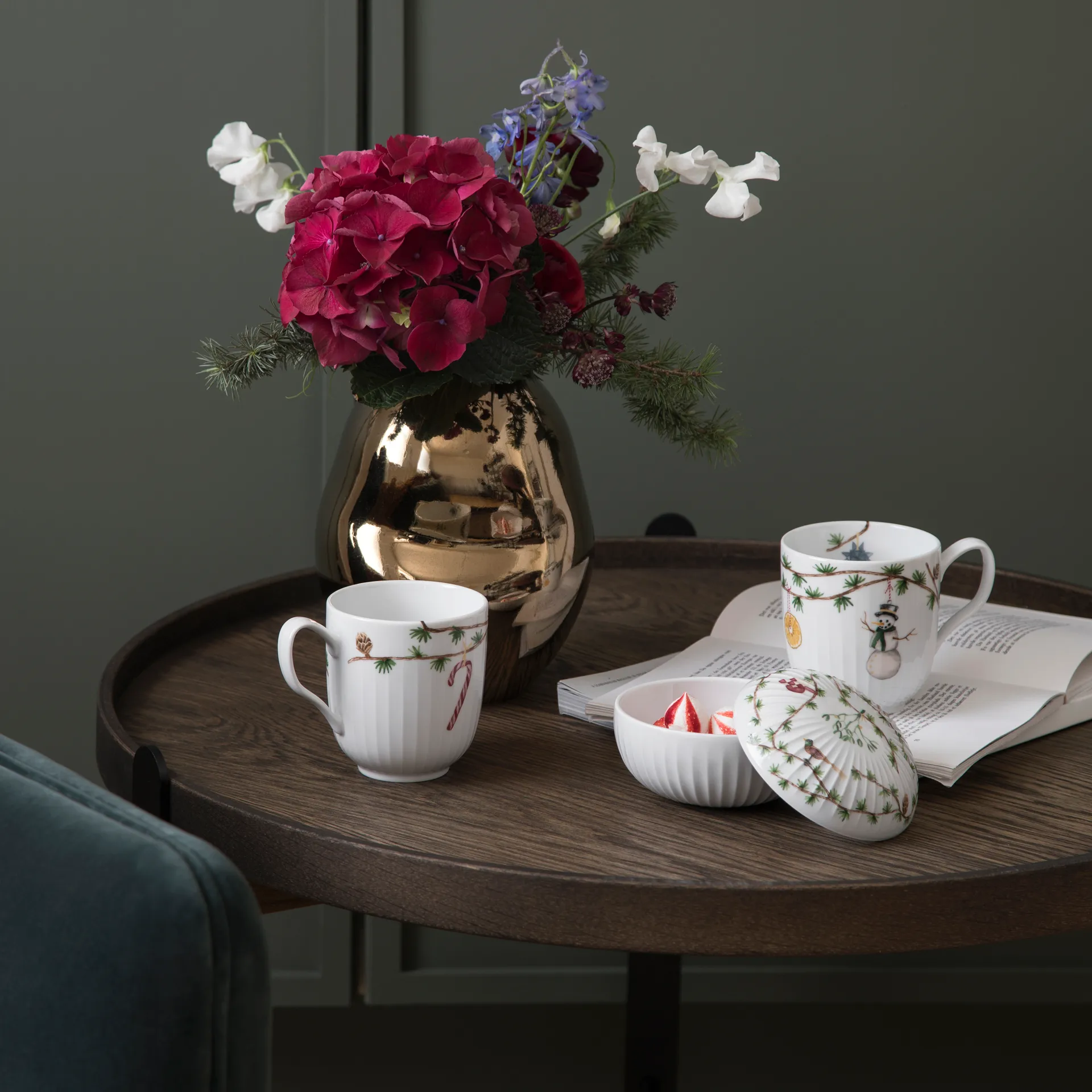 Hammershøi Χριστουγεννιάτικο μπολ γλυκισμάτων Ø11.5 εκ., άσπρο Kähler