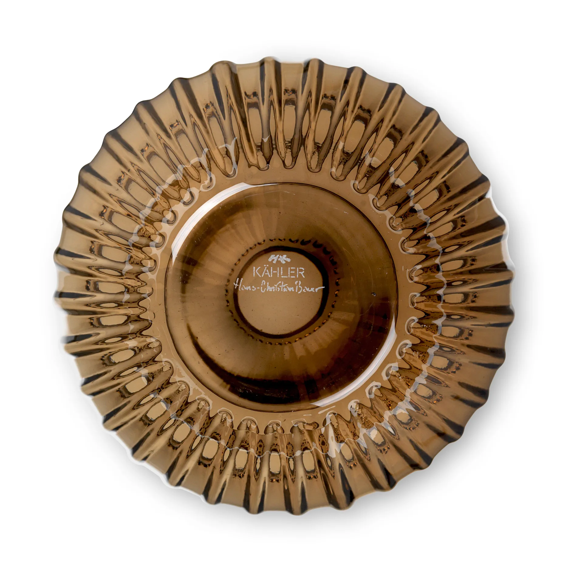 Hammershøi γυάλινο βάζο 14 cm, Καρυδιά Kähler