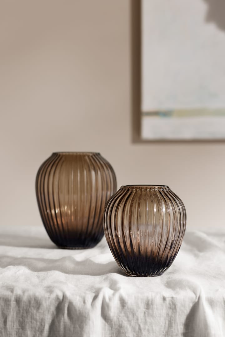 Hammershøi γυάλινο βάζο 14 cm, Καρυδιά Kähler