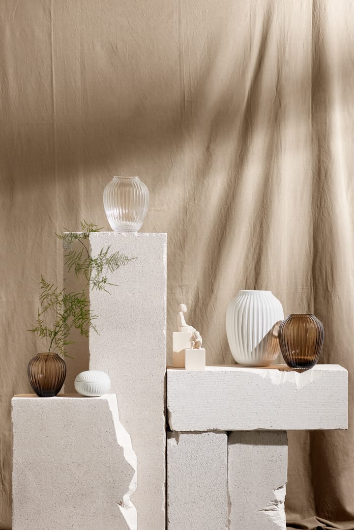 Hammershøi γυάλινο βάζο 14 cm, Καρυδιά Kähler