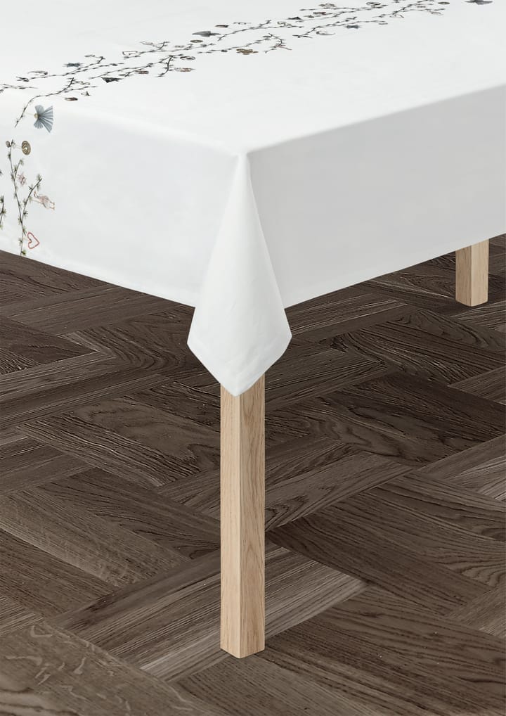 Χριστουγεννιάτικο τραπεζομάντηλο Hammershøi 150x370 εκατοστά, Λευκό Kähler