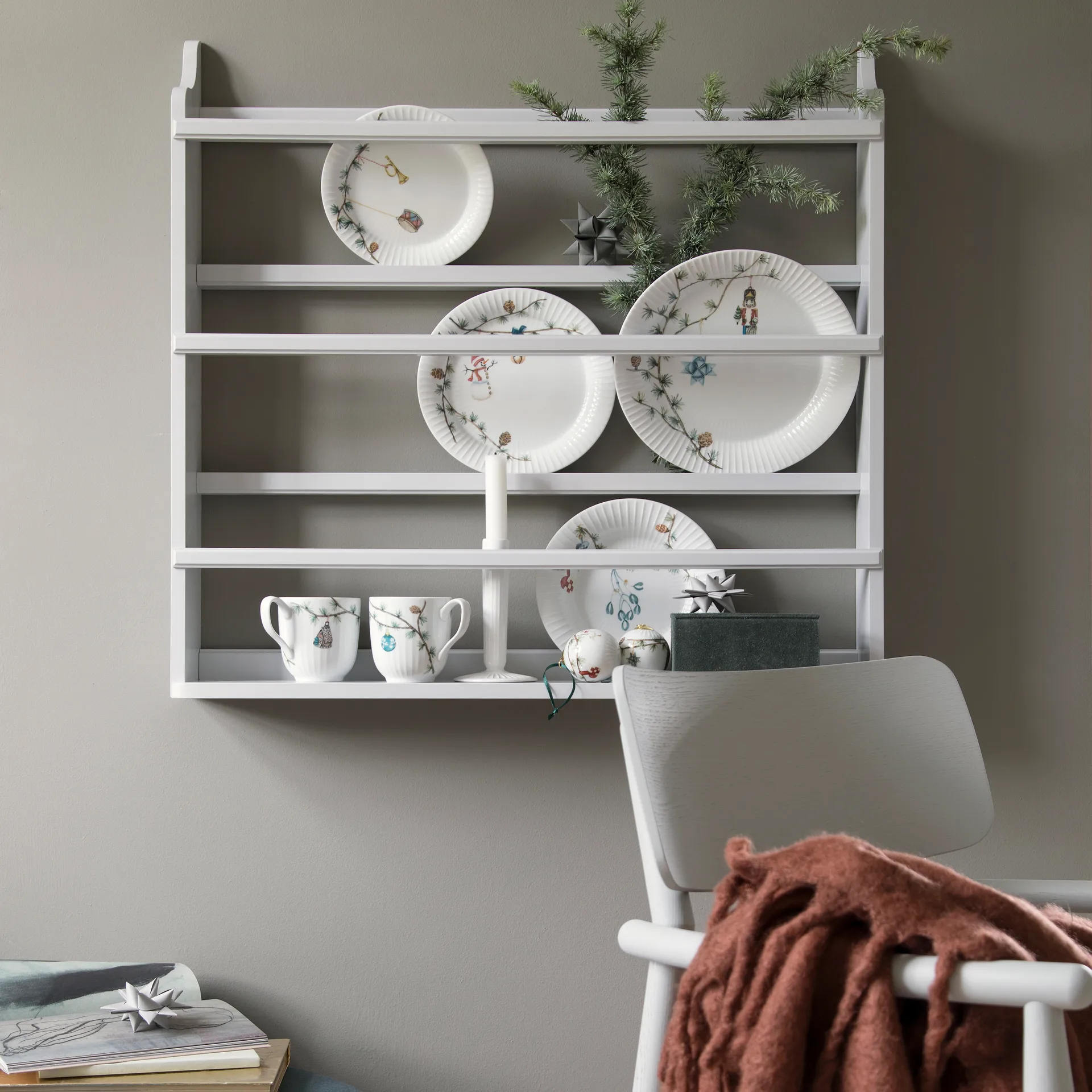 Hammershøi Χριστουγεννιάτικο πιάτο, 19 εκ Kähler