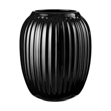 Hammershøi βάζο - Μαύρο, μεσαίο 21 cm - Kähler